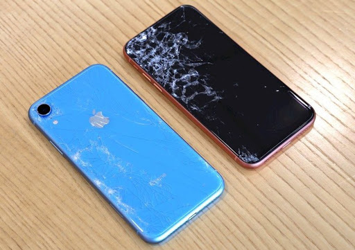 Thay vỏ iPhone XR màu xanh tphcm